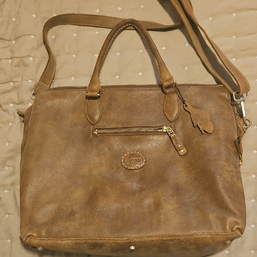 Brown Leather Tote Bag